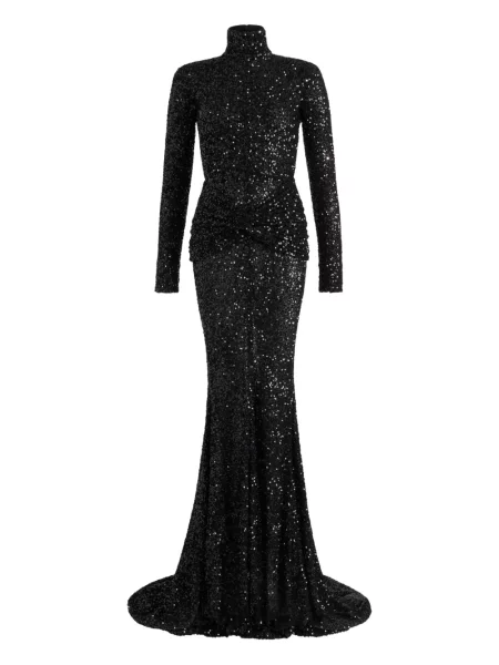Rochie maxi Patou de costum negru