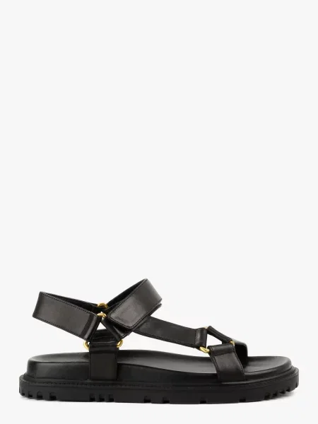 Шкіряні Сандалії LeBERDES чорний