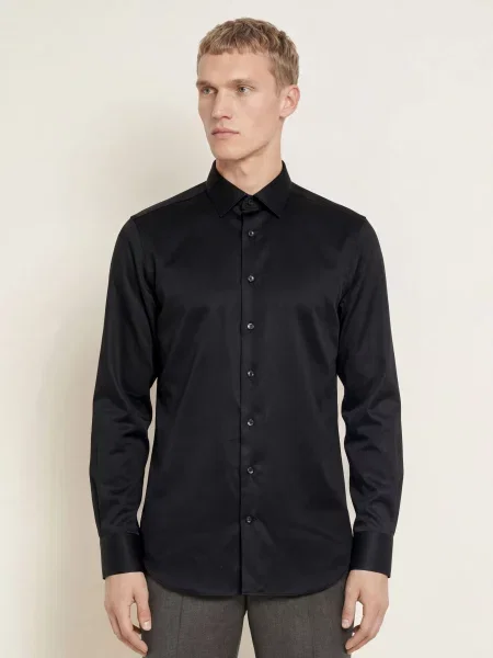 Olymp Signature Košile Tailored Fit černá