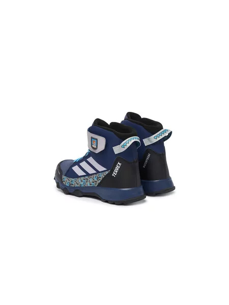 Turistiniai batai adidas Minecraft Terrex Snow Cf Climawarm Winter Shoes Kids Tamsiai mėlyna