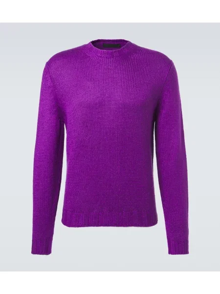 Pulover Saman Amel de mătase violet
