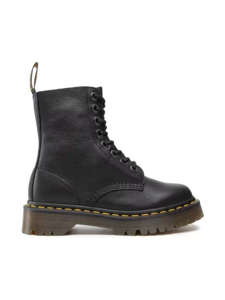 Botki Dr. Martens sznurowane skórzane czarne