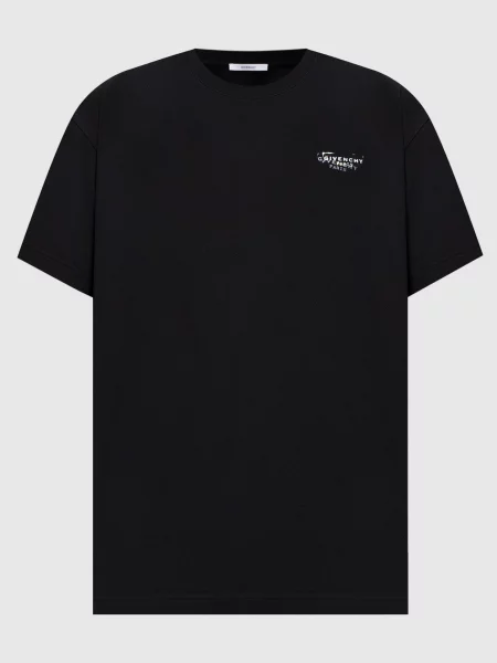 Футболка з принтом логотипа Givenchy чорна