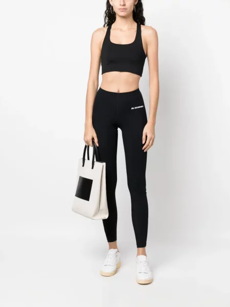 Raštuotos leginsai Jil Sander juoda