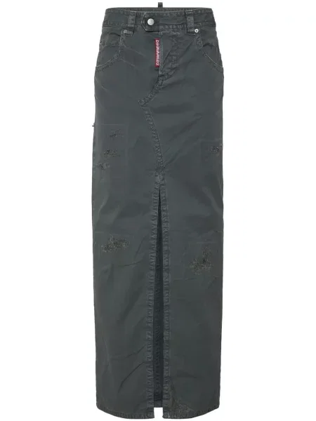 Fusta maxi Dsquared2 gri