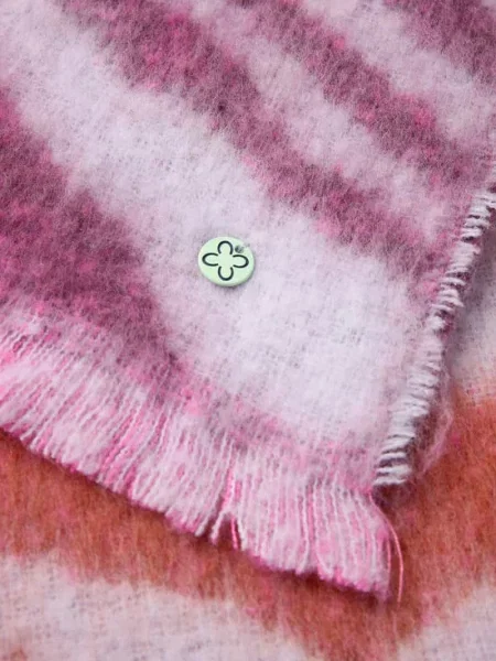 Szal z aplikacją z logo model ‘Jacquard’ Codello fioletowa