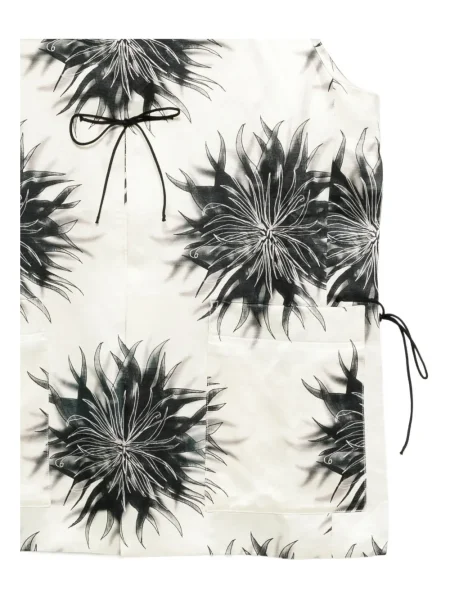 Bluzka Samuel Gui Yang w kwiatki z nadrukiem