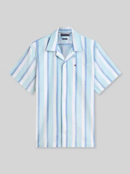 Koszula z krótkim rękawem o kroju regular fit z czystej bawełny Tommy Hilfiger