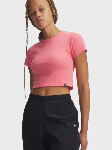 Дитяча футболка Under Armour рожева