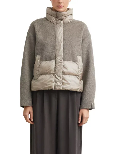 Comma sweter wełniany Kobiety S brązowy