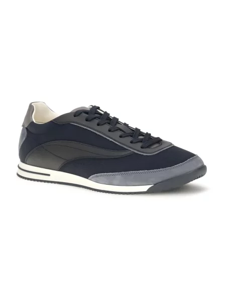 Sneakersy Brunello Cucinelli zamszowe niebieskie