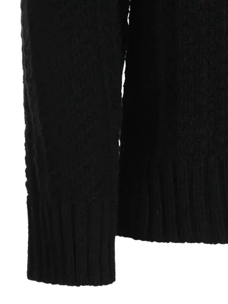 Gulerat cardigan Altea tricotate negru
