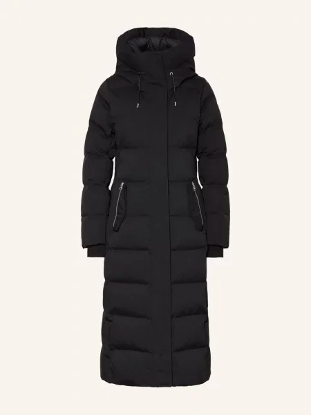 Mackage Péřový Kabát Shyla-Nfz S Odnímatelným Lemem černá