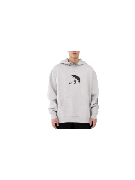 Makia Paraply Hooded Sweatshirt Mężczyźni Bluzy i bluzy z kapturem Makia Size: L szary