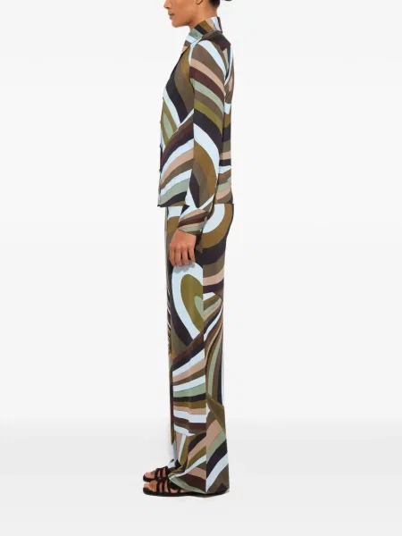 Cămașă Pucci cu imagine albastru