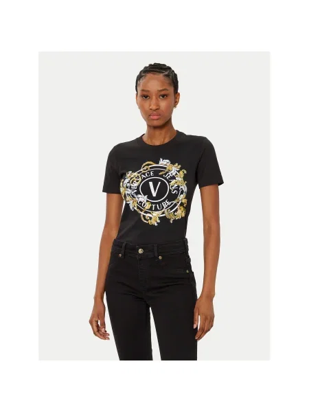 Versace Jeans Couture Póló Regular Fit fekete