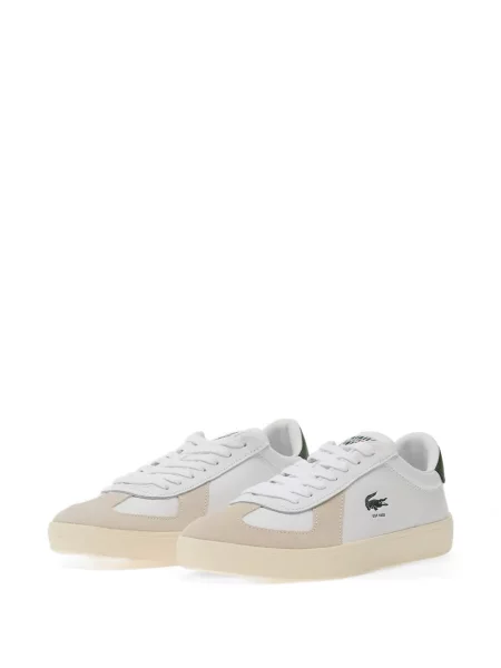 Sneakerși Lacoste cu autograf alb