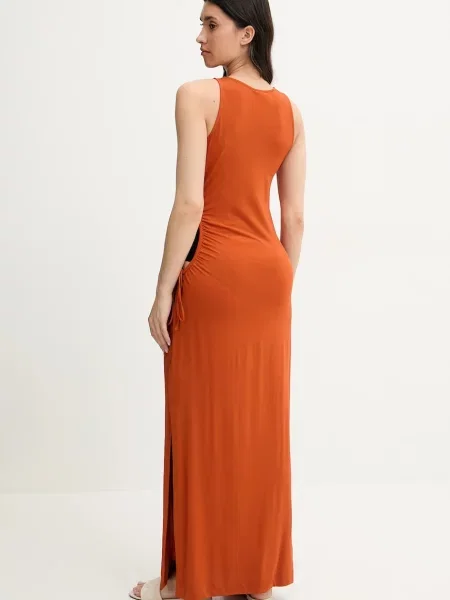 Plážové šaty Max Mara Beachwear oranžová
