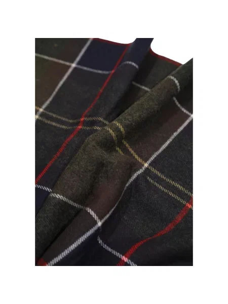 Fular Barbour în carouri verde