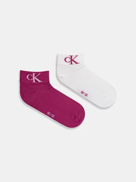 Calvin Klein Jeans ponožky s bavlnou růžové