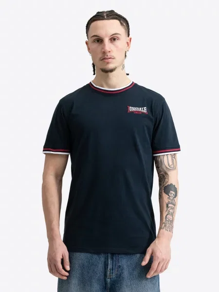 LONSDALE Tričko QUIN námornícka modrá