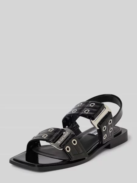 Steve Madden Obuwie Kobieta 39 EU Skóra Lakierowane Sandały Saria E Buty czarny