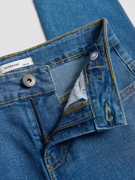 Reserved Jeansy slim niebieski