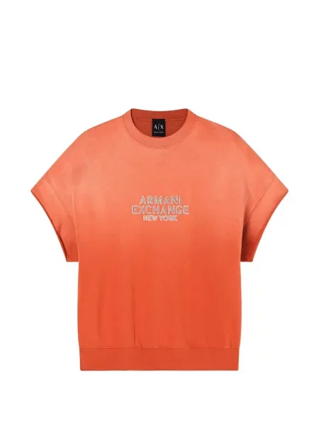 Scurt hanorac Armani Exchange portocaliu
