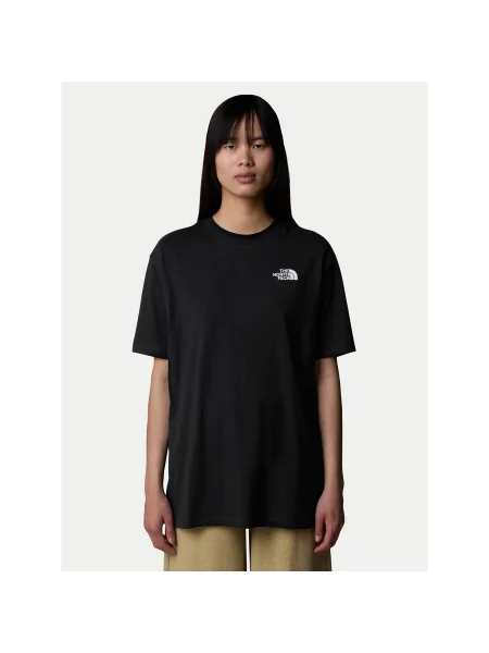 The North Face Póló Simple Dome Oversize fekete