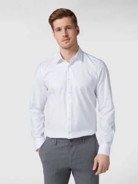 Olymp Koszula Level Five Body Fit weiss biała