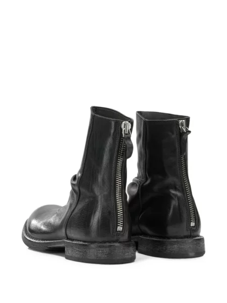 Botine Moma din piele negru