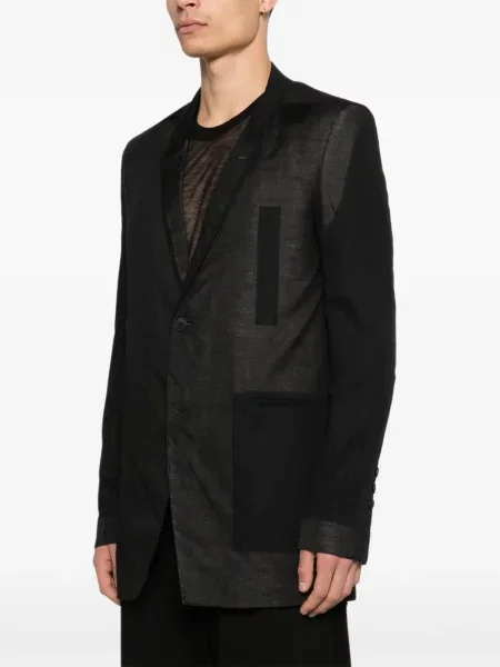 Μπλέιζερ Rick Owens μαύρο