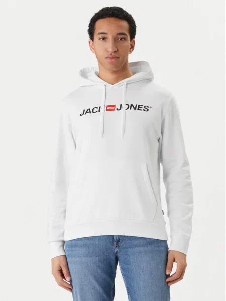 Jack & Jones Суитшърт Corp Old Logo бял