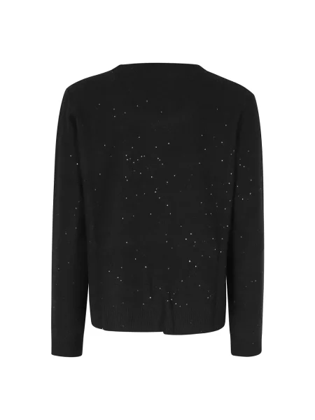 Sweter Seventy z cekinami czarny