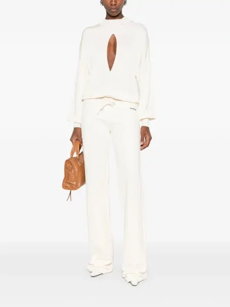 Pantaloni Balenciaga cu broderie alergare