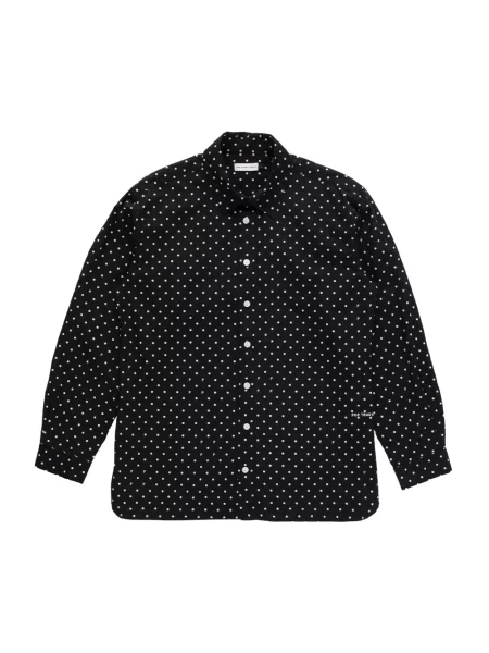 Koszula Pop Trading Company w grochy biała