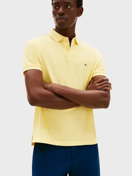 Поло Tommy Hilfiger желтое