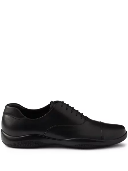Sneakerși Prada din piele negru