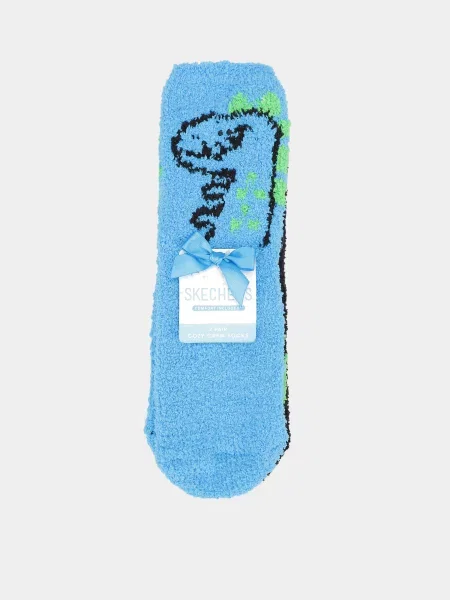 Skechers Cozy Crew Comfort Included Набір шкарпеток Для хлопчиків Синьо-зелений зелені