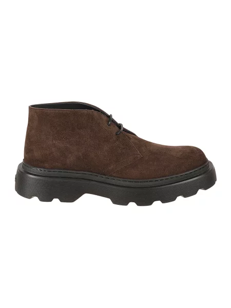 Botki Tod's skórzane brązowe