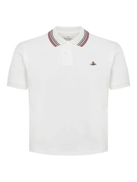 Polo Vivienne Westwood cu dungi alb