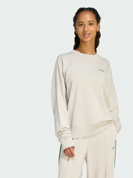 Світшот adidas бежевий