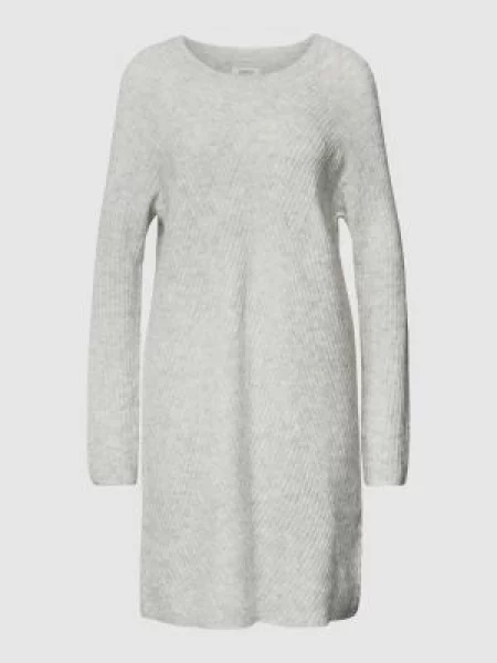 Sukienka z dzianiny o kroju relaxed fit o prążkowanej fakturze model ‘CAROL’ Only
