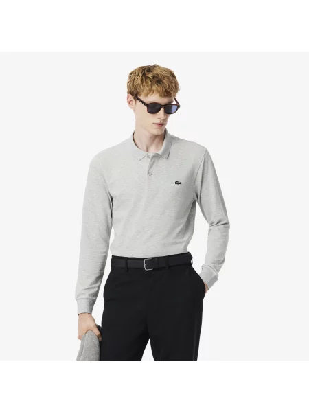 Lacoste Pasek Z Licowej Skóry Krokodyla czarny