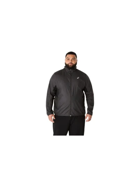 Pánska bežecká bunda ASICS Core performance black sivá