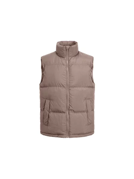 DAN FOX APPAREL Vestă Konrad taupe gri
