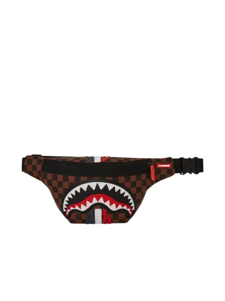Pasek Sprayground skórzany brązowy