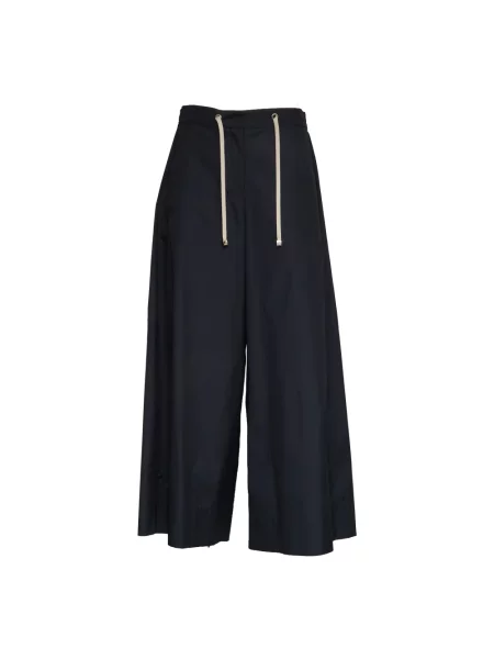 Spodnie Max Mara niebieskie