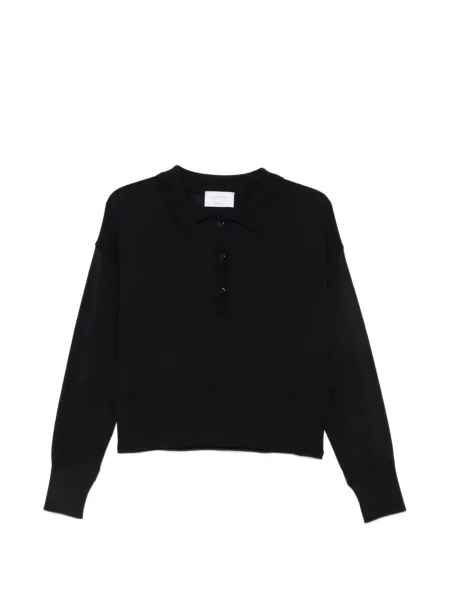 Lung tricou polo Daniele Fiesoli albastru