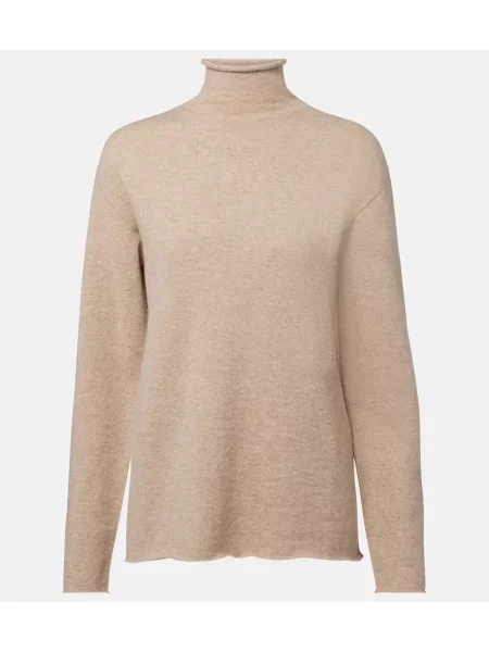 Heláncă Jil Sander din cașmir bej